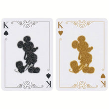 Load image into Gallery viewer, Bicycle Disney Mickey Mouse Black And Gold Playing Cards
