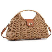 Load image into Gallery viewer, Straw bag - evening: Sand

