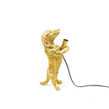 Load image into Gallery viewer, HV Dachshund Table lamp Gold -  10x15x38 cm
