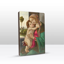 Load image into Gallery viewer, Laque print - Madonna and child - Sandro Botticelli - 19.5 x 30 cm - LP034
