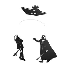 Load image into Gallery viewer, Decorative hanging mobile - Darth Vader NEW DESIGN!!
