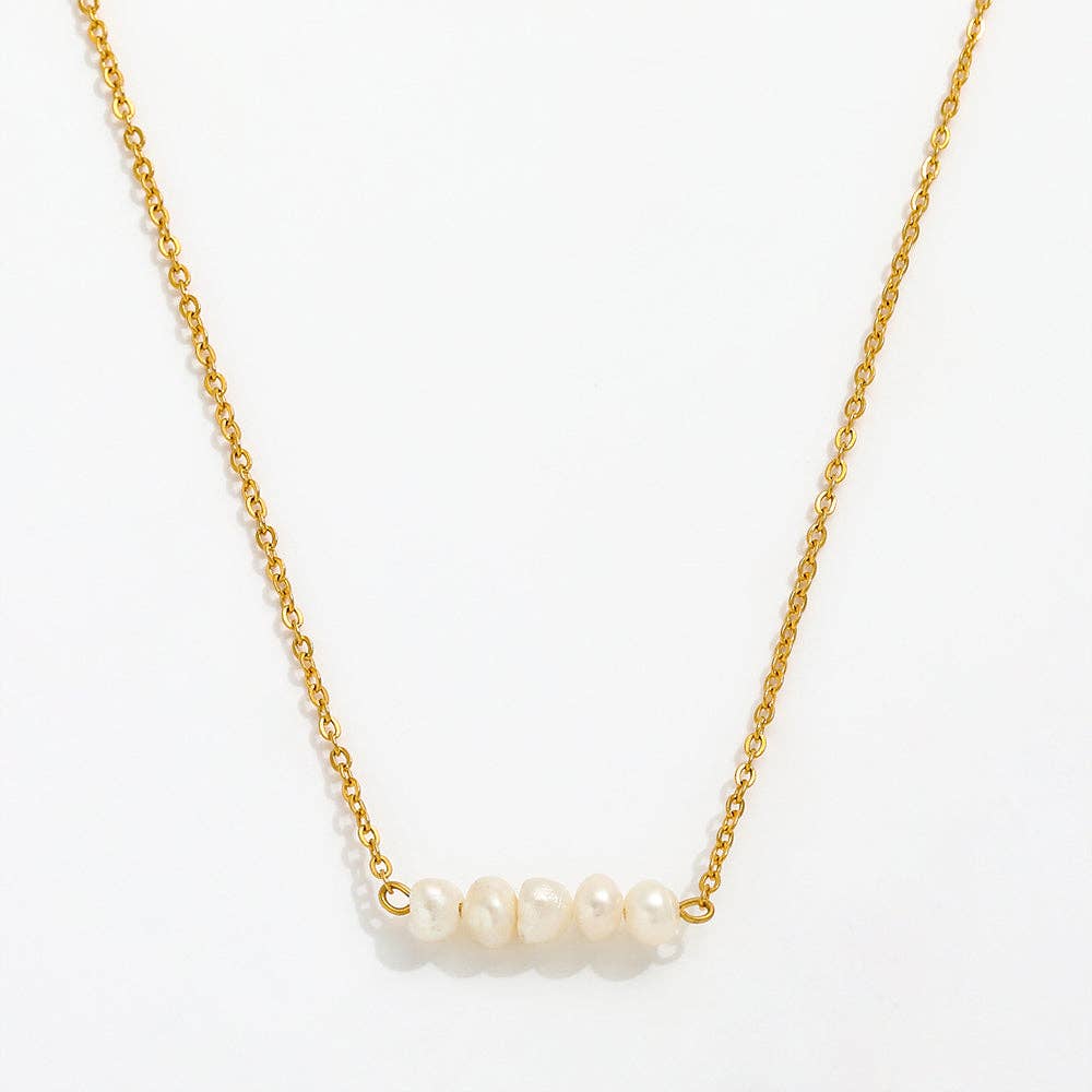 Lauren necklace: Gold