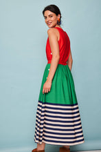Load image into Gallery viewer, Green Star Long Dress: S
