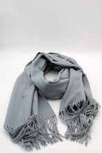Load image into Gallery viewer, Plain Cashmere Sensation Scarf - Sky Blue
