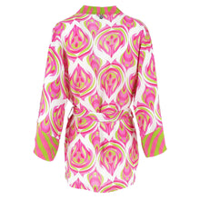 Load image into Gallery viewer, Sonoya Short Kimono: Fuchsia / LXL
