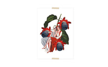 Load image into Gallery viewer, Postcard collage for girls on passion flower
