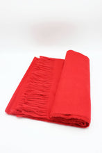Load image into Gallery viewer, Plain Cashmere Sensation Scarf - Red

