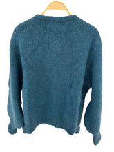 Load image into Gallery viewer, Mohair wool knit cardigan - Orice  : Duck Blue / One size
