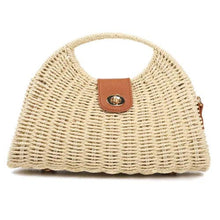 Load image into Gallery viewer, Straw bag - evening: Sand
