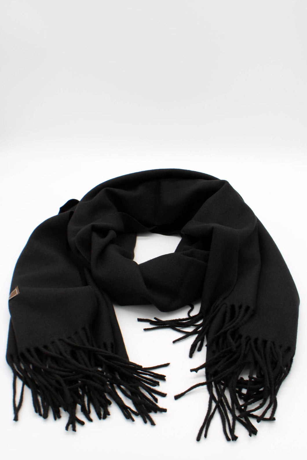 Plain Cashmere Sensation Scarf - Black