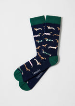 Load image into Gallery viewer, Bepets Blue - 100% Organic Cotton Socks: Navy blue / Intl / 36/40
