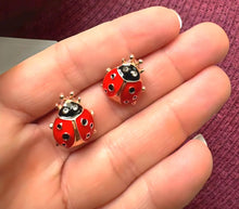 Load image into Gallery viewer, Pendientes de mariquita,

