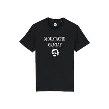 Load image into Gallery viewer, Men&#39;s T-shirt - Moustache Gracias: M / Black

