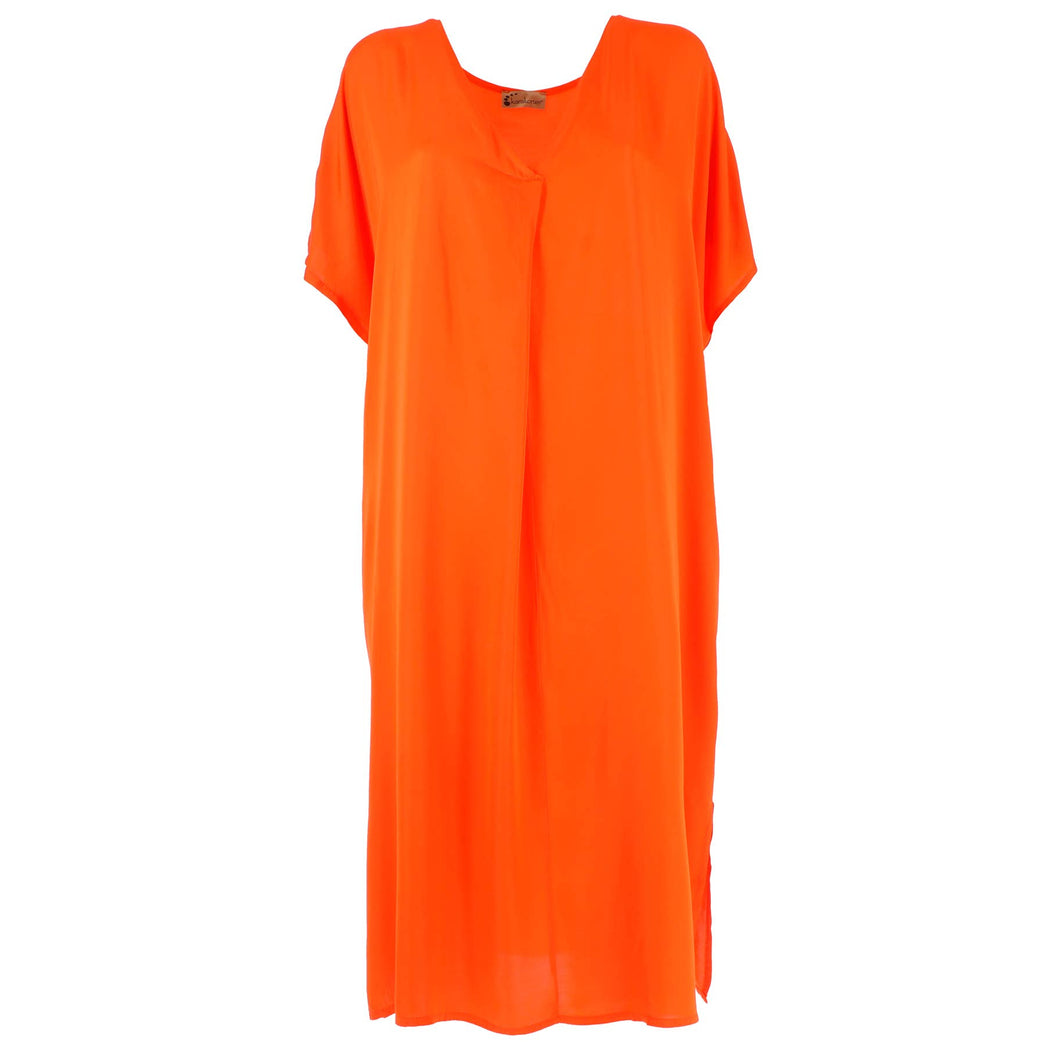 Ellen dress: Orange / LXL