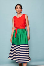 Load image into Gallery viewer, Green Star Long Dress: S
