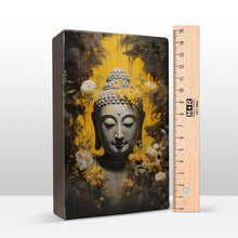 Load image into Gallery viewer, Buddha with flowers - Mini Laqueprint - 9.6 x 14.7 cm - LPS518
