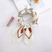 Load image into Gallery viewer, Satin scarf white
