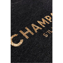 Load image into Gallery viewer, Women&#39;s Sweatshirt - Champagne Please - Glitter: M / Heather black
