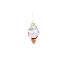 Load image into Gallery viewer, HV Icecream Xmas hanger-- Glass-5,5x5,5x12cm
