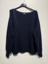 Load image into Gallery viewer, Kid mohair and wool sweater 5102: Navy
