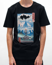 Load image into Gallery viewer, The Legend Ukiyo-e Tee - Zelda Manga Epic Tee: Black / XL
