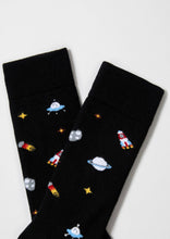 Load image into Gallery viewer, BeSpace Black - 100% Organic Cotton Socks: Black / Intl / 36/40
