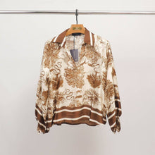 Load image into Gallery viewer, Jungle print tunic KD7365VS-2: Noir
