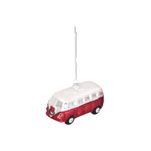 Load image into Gallery viewer, Xmas Hanger - Bus - Glass - Red - 10,5x4,5x6cm
