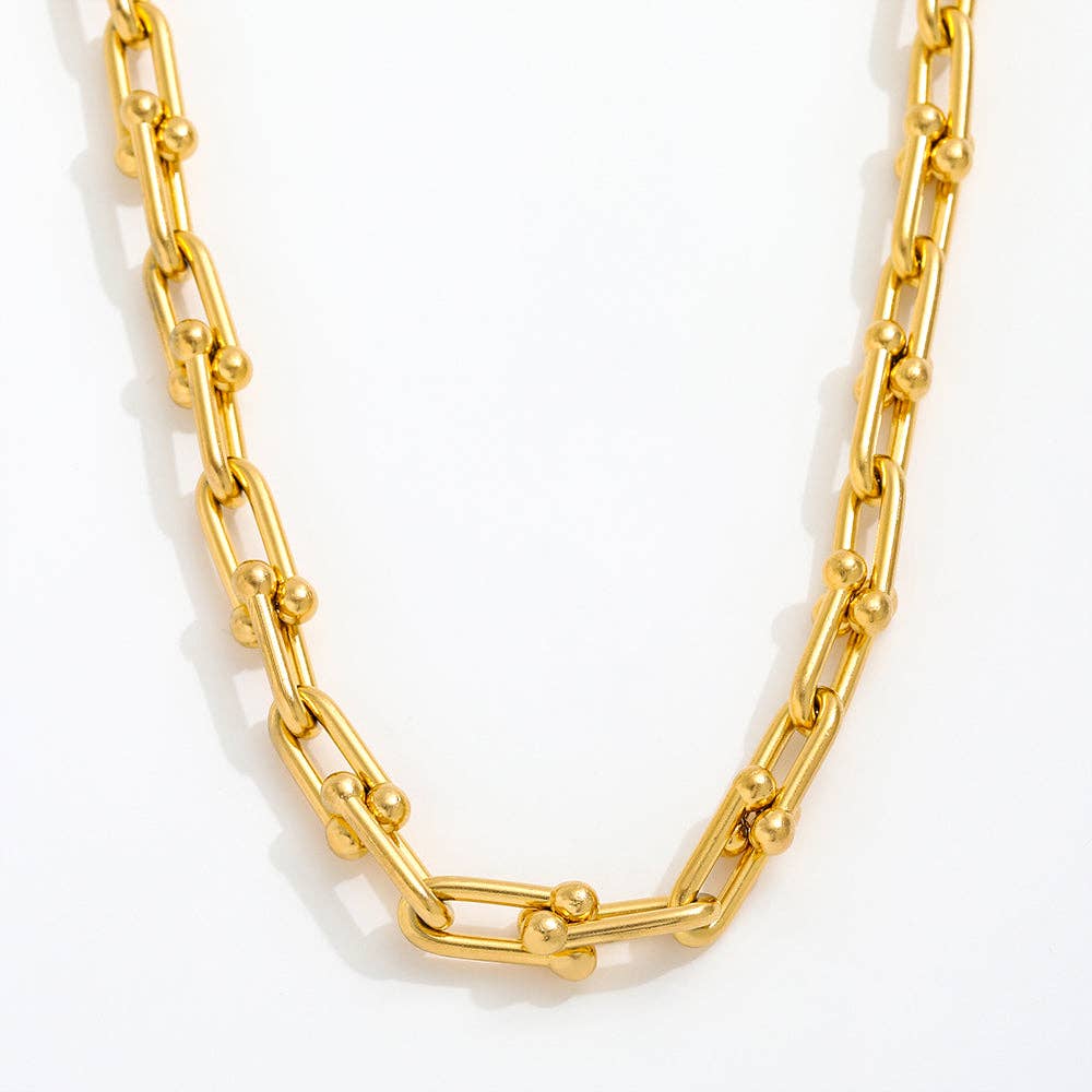 Mariah Necklace: Gold