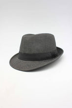Load image into Gallery viewer, Summer Trilby Hat: Black
