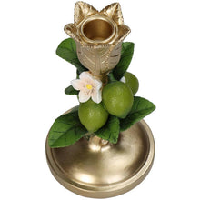 Load image into Gallery viewer, Candle Holder - Lime Gold ↑ 19 cm
