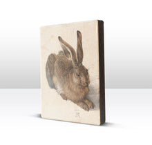Load image into Gallery viewer, Laque print - Rabbit - Albrecht Durer - 19.5 x 26 cm - LP281
