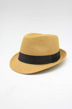 Load image into Gallery viewer, Summer Trilby Hat: Beige
