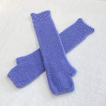 Load image into Gallery viewer, Baby alpaca long mittens 7393ML: Lilac
