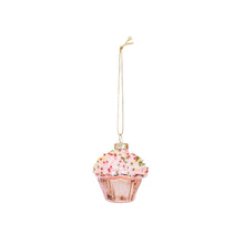 Load image into Gallery viewer, Xmas Hanger - Cupcake - Glass - 6x6,5cm
