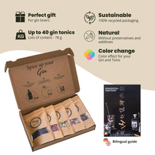 Load image into Gallery viewer, Gin spices | 5 natural gin botanicals in a gift set
