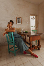 Load image into Gallery viewer, CHILAQUILES ROJOS - Women's red leather fisherman sandals: 38

