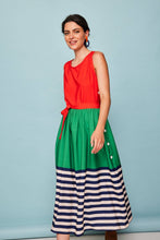 Load image into Gallery viewer, Green Star Long Dress: XL
