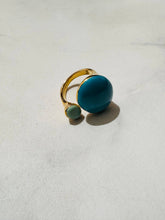 Load image into Gallery viewer, Morris Stainless Steel Enamel Ring: Lime Green
