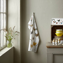 Load image into Gallery viewer, Chicken 100% Organic cotton tea towel- made in Europe
