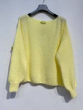 Load image into Gallery viewer, Kid mohair and wool sweater 5102: Navy
