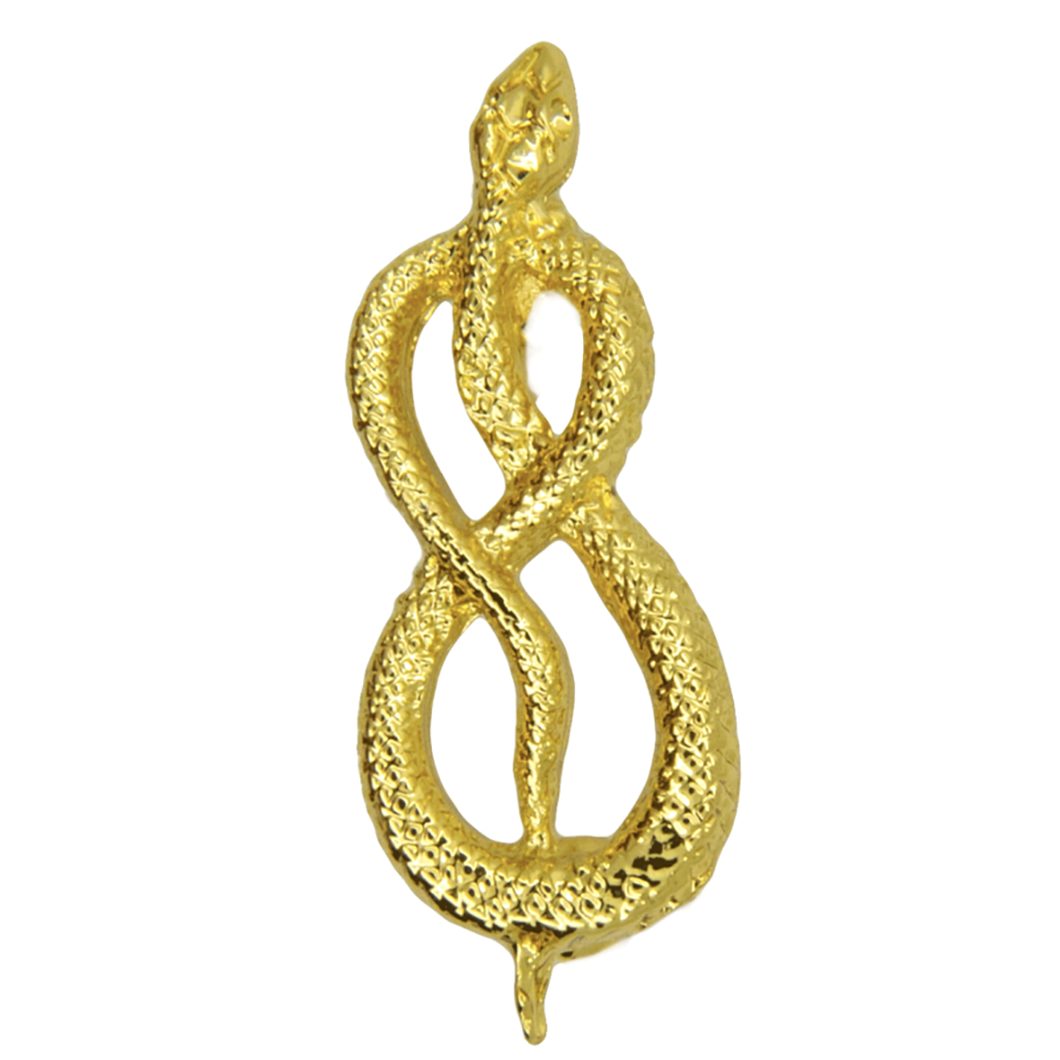 Snake pin gold