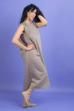 Load image into Gallery viewer, LALLA Dress: One size / Taupe / Viscose 39% polyester 55% elastane 6%
