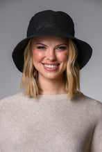 Load image into Gallery viewer, Erin Wax Bucket Hat Black
