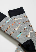 Load image into Gallery viewer, BePets Grey - 100% Organic Cotton Socks: Flock / Intl / 41/46
