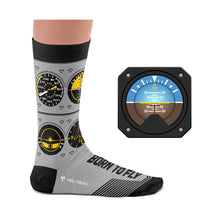 Load image into Gallery viewer, Aircraft Instruments Socks Gift: L: 41-46 UK (7½-11½) US (8-12)
