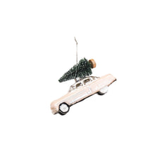 Load image into Gallery viewer, Xmas Hanger - Mustang Car - Glass - Pink - 12x5x7cm
