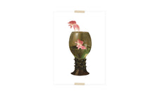 Load image into Gallery viewer, Postcard collage Museum collection - roemer glass and fish
