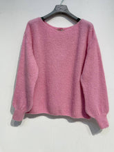 Load image into Gallery viewer, Kid mohair and wool sweater 5102: Navy
