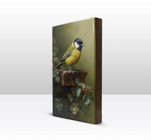 Load image into Gallery viewer, Laqueprint - Great Tit in green - Hand lacquered - 19.5 x 30 cm - LP367
